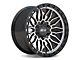 ATW Off-Road Wheels Nile Gloss Black with Machined Face 6-Lug Wheel; 17x9; 0mm Offset (14-18 Sierra 1500)
