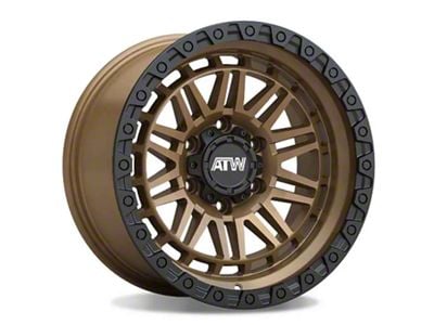 ATW Off-Road Wheels Yukon Satin Sand Bronze 6-Lug Wheel; 17x9; -12mm Offset (14-18 Sierra 1500)