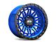 ATW Off-Road Wheels Yukon Candy Blue with Gloss Black Lip 6-Lug Wheel; 17x9; 0mm Offset (14-18 Silverado 1500)