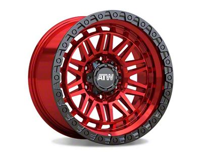 ATW Off-Road Wheels Yukon Candy Red 6-Lug Wheel; 17x9; -12mm Offset (15-20 Tahoe)