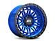 ATW Off-Road Wheels Yukon Candy Blue with Gloss Black Lip 6-Lug Wheel; 17x9; 0mm Offset (15-20 Yukon)