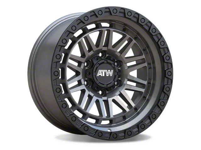 ATW Off-Road Wheels Yukon Satin Gunmetal 6-Lug Wheel; 20x10; -18mm Offset (15-20 Yukon)