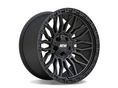 ATW Off-Road Wheels Nile All Satin Black 5-Lug Wheel; 20x10; -18mm Offset (94-01 RAM 1500)