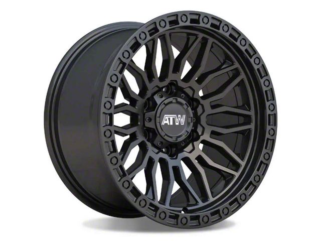 ATW Off-Road Wheels Nile All Satin Black 6-Lug Wheel; 20x9; 10mm Offset (23-24 Colorado)