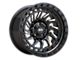 ATW Off-Road Wheels Culebra Gloss Black with Milled Spokes 5-Lug Wheel; 20x10; -18mm Offset (87-90 Dakota)