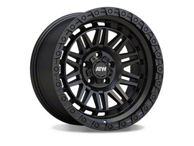 ATW Off-Road Wheels Yukon All Satin Black 5-Lug Wheel; 20x10; -18mm Offset (05-11 Dakota)