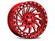ATW Off-Road Wheels Culebra Candy Red with Milled Spokes 5-Lug Wheel; 20x10; -18mm Offset (09-18 RAM 1500)