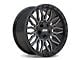 ATW Off-Road Wheels Nile Gloss Black with Milled Spokes 5-Lug Wheel; 20x10; -18mm Offset (09-18 RAM 1500)