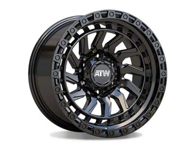 ATW Off-Road Wheels Culebra All Satin Black 6-Lug Wheel; 17x9; 0mm Offset (19-24 Sierra 1500)