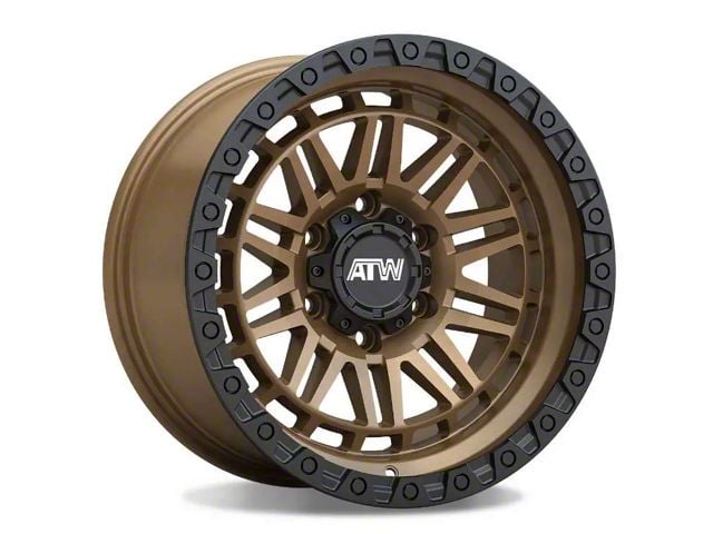 ATW Off-Road Wheels Yukon Satin Sand Bronze 6-Lug Wheel; 17x9; 0mm Offset (19-24 Sierra 1500)