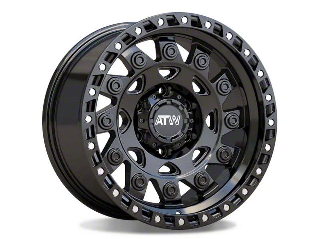 ATW Off-Road Wheels Congo All Satin Black 8-Lug Wheel; 20x10; -18mm Offset (20-24 Sierra 3500 HD SRW)