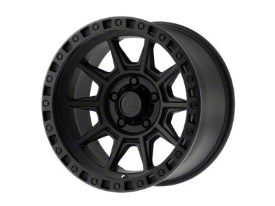 ATX Series AX202 Cast Iron Black 8-Lug Wheel; 18x9; 0mm Offset (01-06 Silverado 2500 HD)