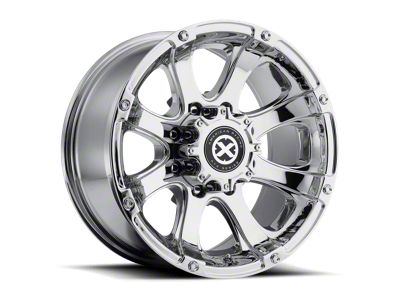 ATX Series Ledge PVD Chrome 8-Lug Wheel; 16x8; 0mm Offset (01-06 Silverado 2500 HD)