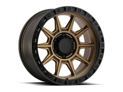 ATX Series AX202 Matte Bronze with Black Lip 5-Lug Wheel; 17x9; -12mm Offset (02-08 RAM 1500, Excluding Mega Cab)