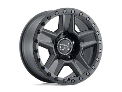 ATX Series AX201 Matte Bronze with Black Lip 8-Lug Wheel; 17x9; -12mm Offset (03-09 RAM 3500 SRW)