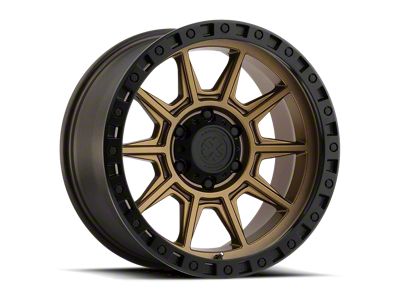 ATX Series AX202 Matte Bronze with Black Lip 6-Lug Wheel; 18x9; 0mm Offset (07-13 Sierra 1500)