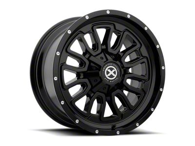 ATX Series AX203 Gloss Black 6-Lug Wheel; 20x9; 18mm Offset (07-13 Sierra 1500)
