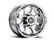 ATX Series Ledge PVD Chrome 8-Lug Wheel; 16x8; 0mm Offset (07-10 Sierra 2500 HD)