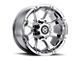 ATX Series Ledge PVD Chrome 8-Lug Wheel; 16x8; 0mm Offset (07-10 Sierra 3500 HD SRW)