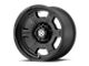 ATX Series Chamber II Satin Black 6-Lug Wheel; 17x9; 18mm Offset (07-13 Silverado 1500)