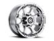 ATX Series Ledge PVD Chrome 8-Lug Wheel; 16x8; 0mm Offset (07-10 Silverado 2500 HD)