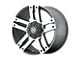 ATX Series Dune Satin Black with Machined Face 6-Lug Wheel; 20x9; 18mm Offset (07-14 Yukon)