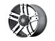 ATX Series Dune Satin Black with Machined Face 6-Lug Wheel; 20x9; 18mm Offset (14-18 Sierra 1500)
