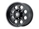 ATX Series Mojave II Satin Black 6-Lug Wheel; 17x8; 0mm Offset (14-18 Silverado 1500)