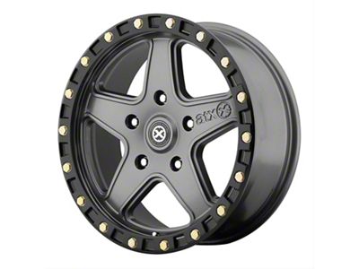 ATX Series Ravine Matte Gray with Black Reinforcing 6-Lug Wheel; 20x10; -24mm Offset (15-20 Tahoe)