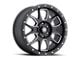 ATX Series AX196 Satin Black with Milled Accents 6-Lug Wheel; 17x9; 45mm Offset (15-20 Yukon)