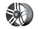ATX Series Dune Satin Black with Machined Face 6-Lug Wheel; 20x9; 18mm Offset (2024 Ranger)