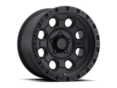 ATX Series AX201 Cast Iron Black 6-Lug Wheel; 17x9; -12mm Offset (91-96 Dakota)