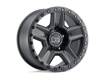 ATX Series AX201 Matte Bronze with Black Lip 8-Lug Wheel; 17x9; -12mm Offset (94-02 RAM 3500 SRW)