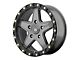 ATX Series Ravine Matte Gray with Black Reinforcing 6-Lug Wheel; 20x10; -24mm Offset (99-06 Silverado 1500)