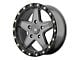 ATX Series Ravine Matte Gray with Black Reinforcing 6-Lug Wheel; 20x10; -24mm Offset (23-25 Canyon)