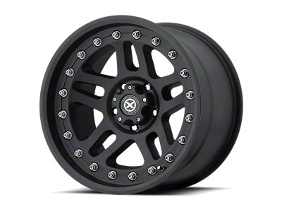 ATX Series Cornice Textured Black 5-Lug Wheel; 17x9; -12mm Offset (87-90 Dakota)