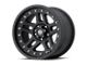 ATX Series Cornice Textured Black 5-Lug Wheel; 17x9; -12mm Offset (87-90 Dakota)