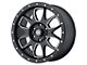 ATX Series AX196 Satin Black with Milled Accents 6-Lug Wheel; 20x9; 25mm Offset (19-24 RAM 1500)