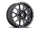 ATX Series AX196 Satin Black with Milled Accents 6-Lug Wheel; 17x9; 45mm Offset (19-24 Silverado 1500)