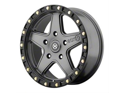 ATX Series Ravine Matte Gray with Black Reinforcing 6-Lug Wheel; 20x10; -24mm Offset (21-24 Yukon)