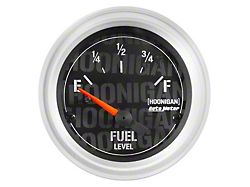 Auto Meter Hoonigan Series 2-1/16-Inch Fuel Level Gauge; 240 ohm Empty to 33 ohm Full (Universal; Some Adaptation May Be Required)