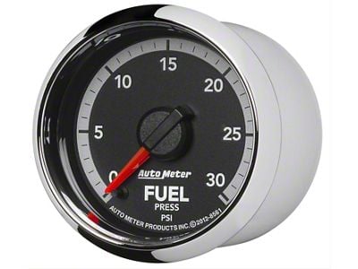 Auto Meter Factory Match Fuel Pressure Gauge; 0-30 PSI; Digital Stepper Motor (10-18 RAM 2500)