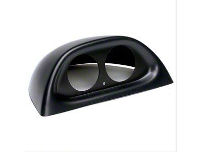 Auto Meter Dash Top Gauge Pod; Dual 2-1/16-Inch (03-09 RAM 3500)