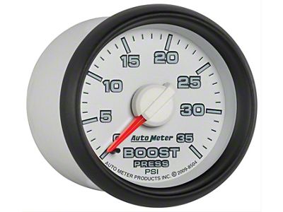 Auto Meter Factory Match Boost Gauge; 0-35 PSI; Mechanical (03-09 RAM 3500)