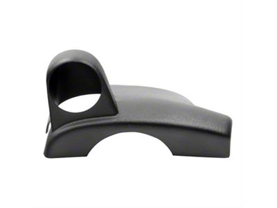 Auto Meter Steering Column Gauge Pod; Single 2-1/16 Inch (15-19 Sierra 3500 HD)