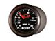 Auto Meter Chevy Black Series 2-1/16-Inch Boost/Vacuum Gauge; 30 inHG / 30 PSI; Mechanical (Universal; Some Adaptation May Be Required)