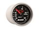 Auto Meter Chevy Black Series 2-1/16-Inch Boost/Vacuum Gauge; 30 inHG / 30 PSI; Mechanical (Universal; Some Adaptation May Be Required)