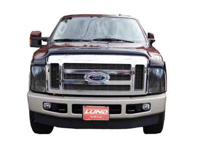 Hoodflector Hood Shield; Dark Smoke (08-10 F-250 Super Duty)