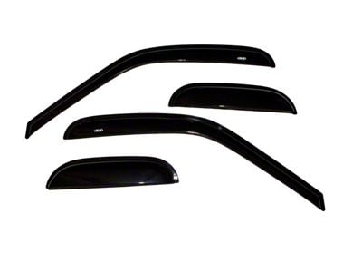 Ventvisor Window Deflectors; Front and Rear; Dark Smoke (99-03 F-250 Super Duty SuperCab)