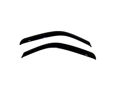 Ventvisor Window Deflectors; Front; Dark Smoke (01-06 Sierra 2500 HD)